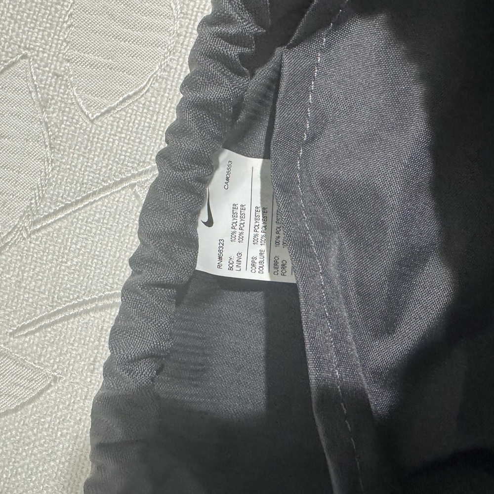 Nike Black And Gray Drawstring Backpack - image 3